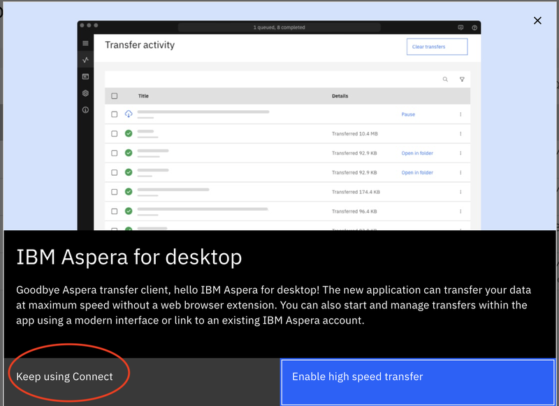 Install Aspera Connect